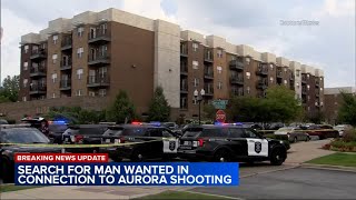Manhunt underway after double shooting at Aurora apartment complex