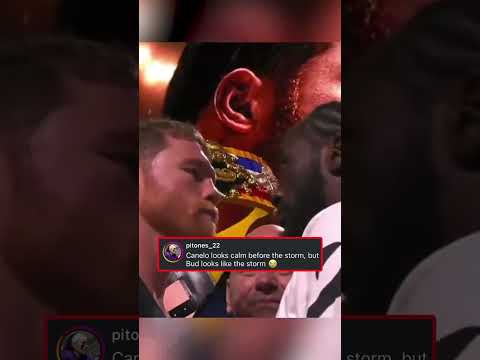 This Canelo-Crawford staredown 😳 (via Netflix)
