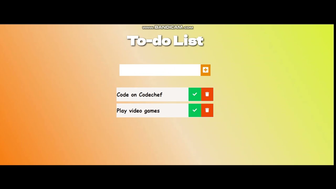 ToDoList using HTML,CSS and JS. - YouTube