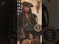Mr President Trump and Mr Jack Sparrow ✌️😁 #fypシ #movie #shorts #watchmojo #watchfilms