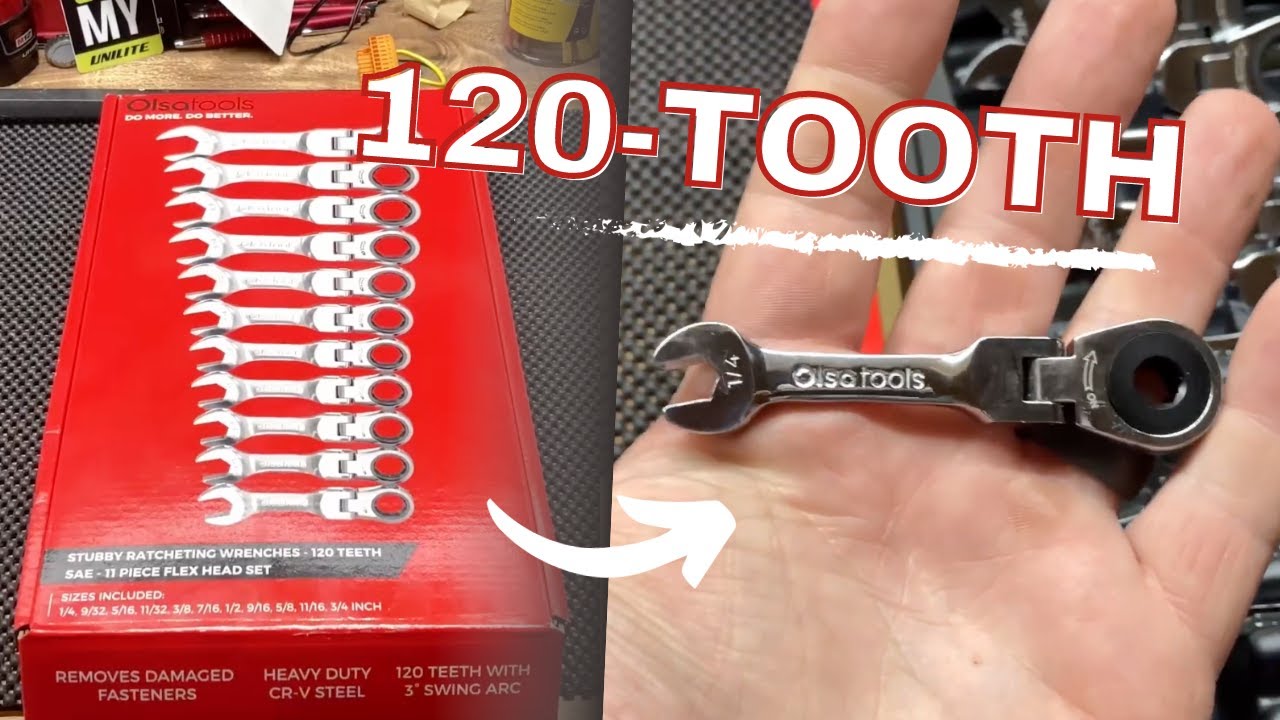 120-Tooth Stubby Wrenches: Unleash Big Precision in Small Size!  @MQElevators 