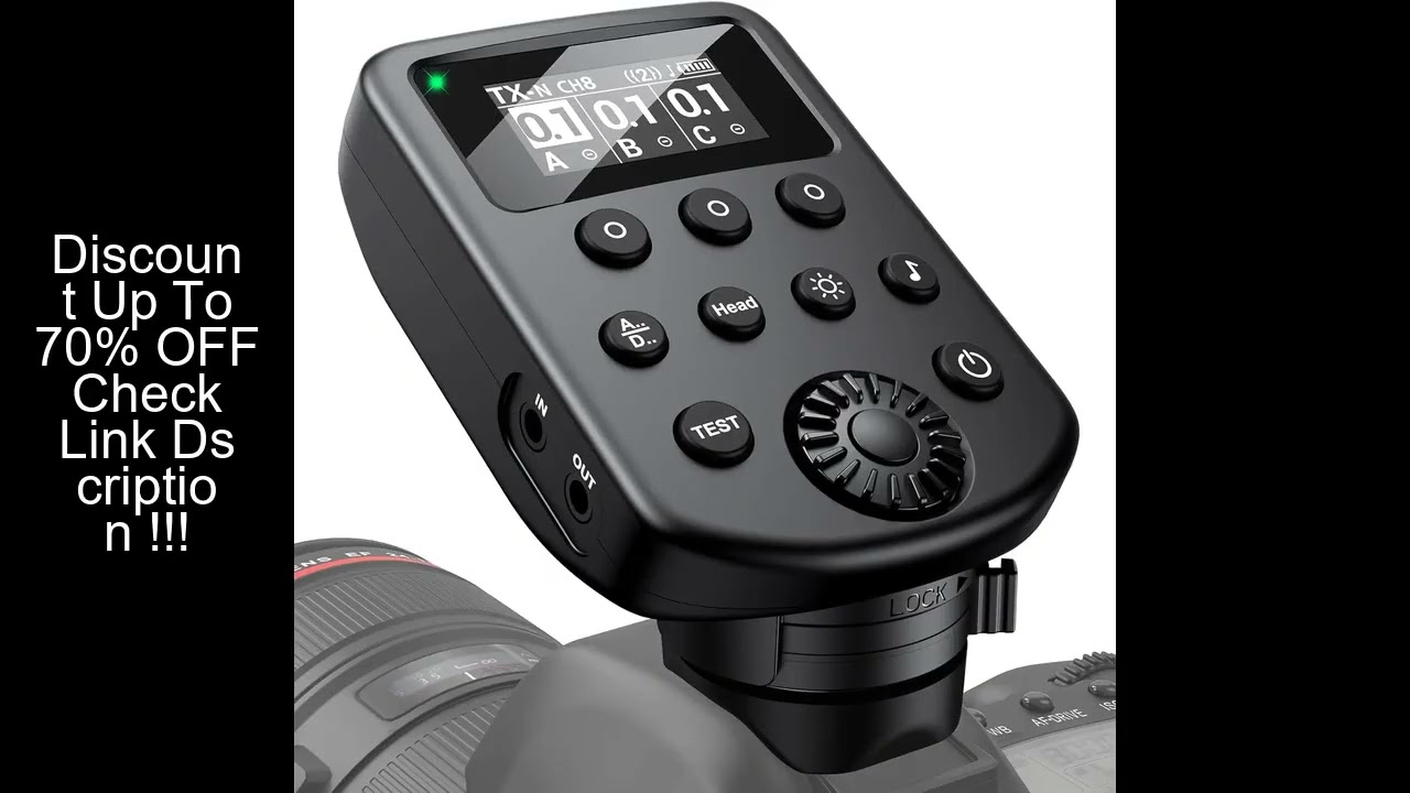 Upgraded Wireless Flash Trigger Transmitter for Profoto Air1/Air2 System; Compatible with Profoto A1