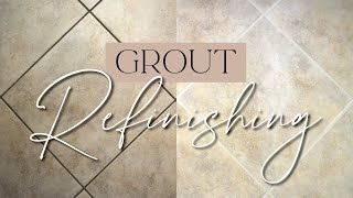 DIY Grout Refinishing | How to Clean, Paint & Seal