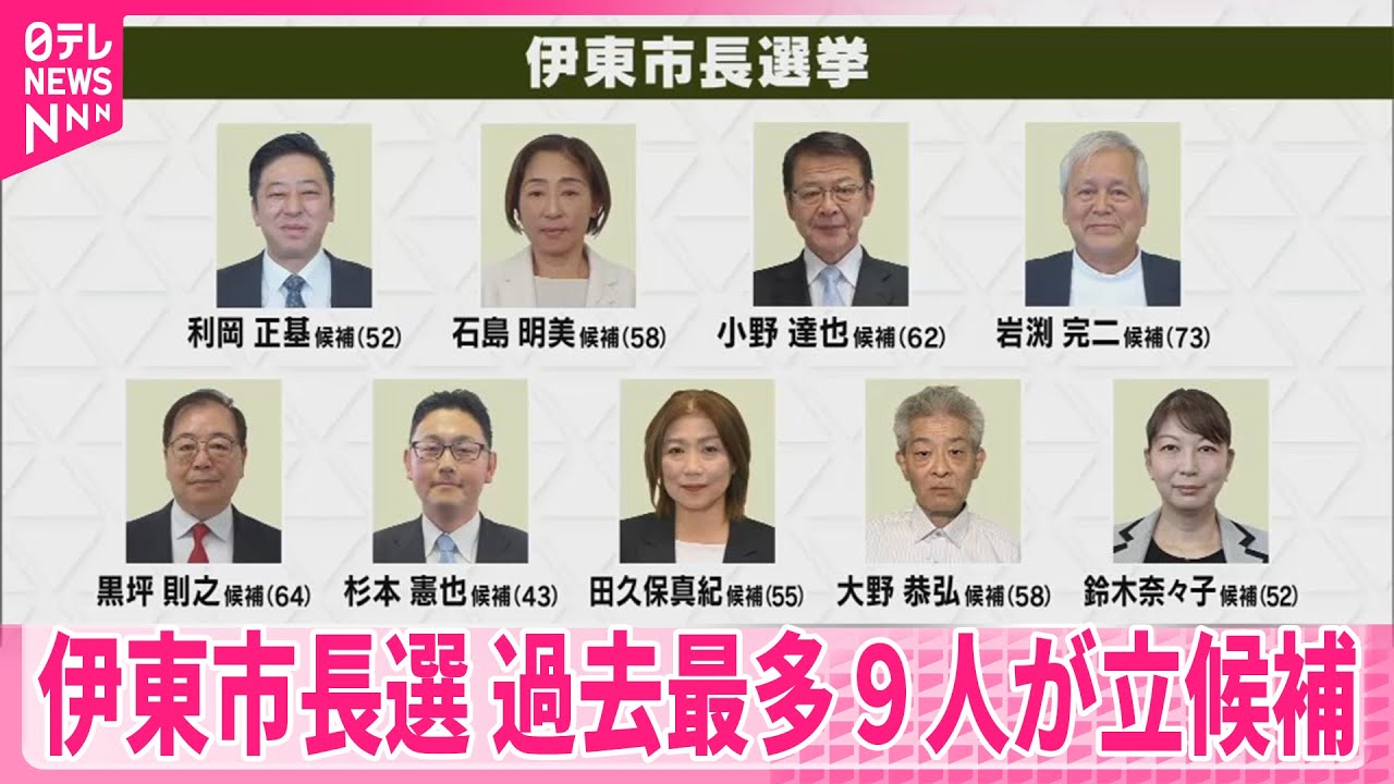 伊東 市長 選挙 結果
