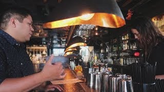 Dan Ordering Whiskey Fireplace 2 Of My Favorite Things