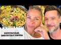 MASSA RÁPIDA E DELICIOSA:  O MELHOR  FUSILLI, PRESUNTO CRU E ASPARGOS DO MUNDO! | Adriane Galisteu