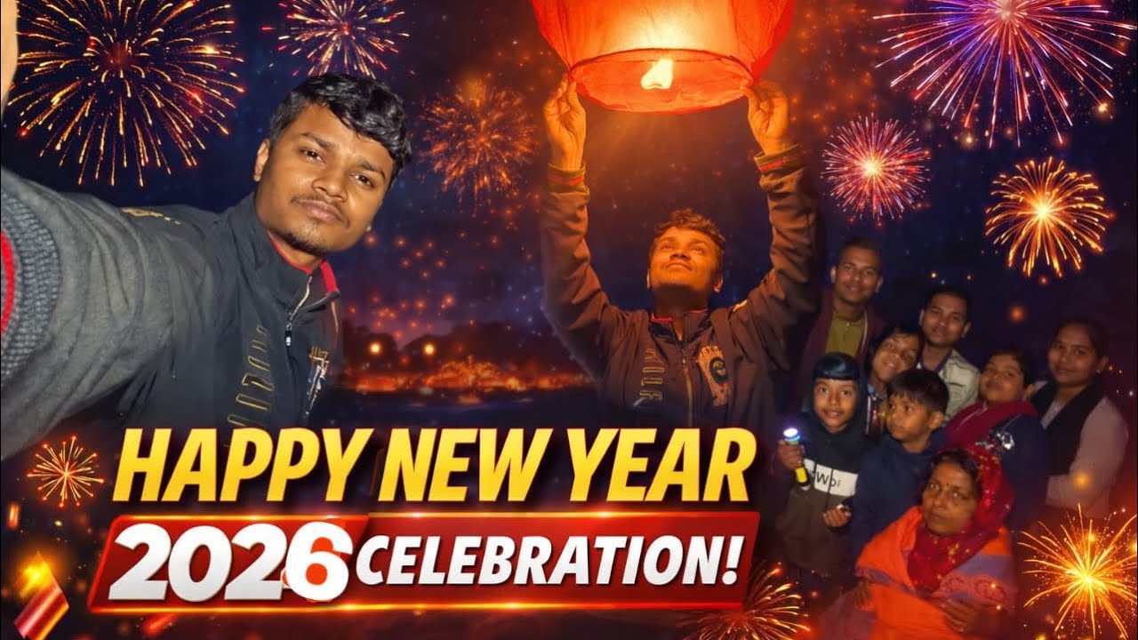 অনেকদিন পরে গ্রামে ফিরে | বন্ধুসহ হ্যাপি নিউ ইয়ার ২০২৬ উদযাপন 🎆🎉