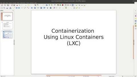 Overview of Linux container tool LXC and comparison with docker