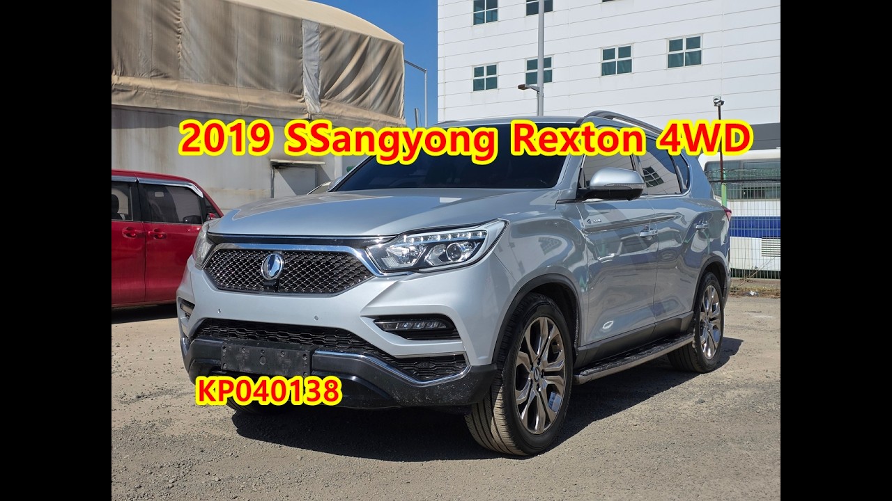 2019 SSangyon G4 Rexton used car export (KP040138) carwara, 카와라 쌍용 렉스턴 수출