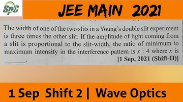 The width of one of the two slits  in a Young