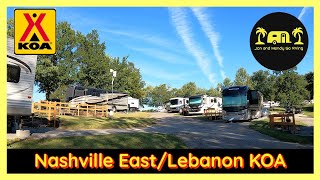 Discovering Nashville East / Lebanon KOA Journey Campground, TN