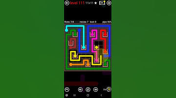 How To Solve Flow Free Pockets Pack Level 111 11x11 Board Harder Walk Through Solution Walkthrough