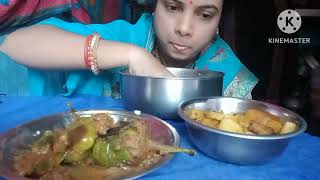 Dhaba style Assamese Poita Bhat With Aloo Pitika recipe easily