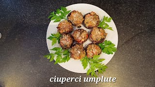 🍄 Ciuperci umplute de post/ постные фаршированные грибы/ vegan stuffed mushrooms