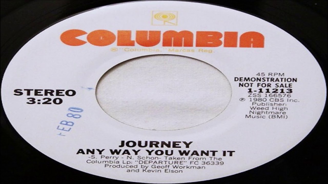 journey song anyway you want it
