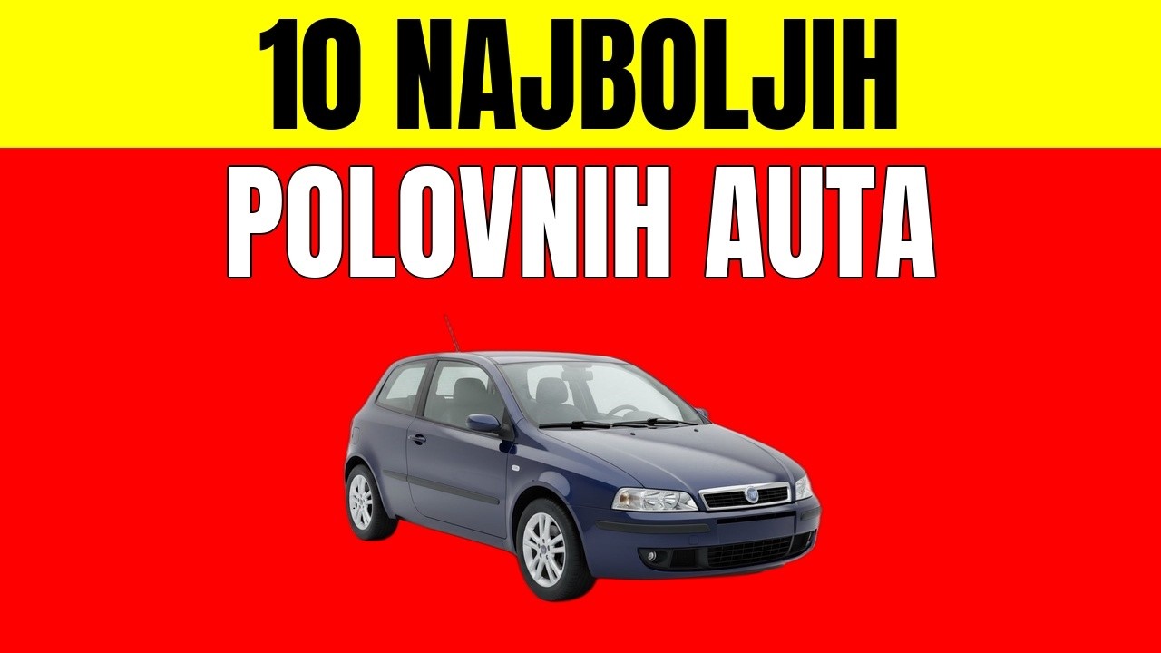 TOP 10 polovnih auta do 5500€ – kupnja bez greške (NE kupuj druge!)