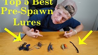 Top 5 Best Pre Spawn Bass lures with BDB Fishing