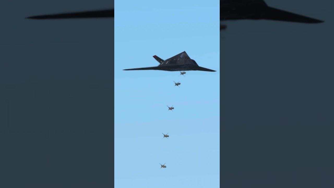 Stealth Bomber Executes 100-Bomb Airstrike!