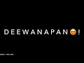 Mera Deewanapan || Amrinder Gill || iMovie Whatsapp Status || Blackscreen || Lyrics || Sad || Status