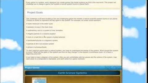 Gamestar Mechanic Class Project: Earth Science Systems