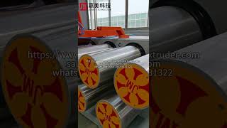 Test Running Plastic Nylon Monofilament Extruder Machine For Fishing Line Trimmer Line