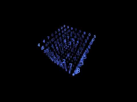 Matrix Cube - Sparkling Blue
