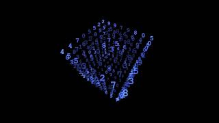 Matrix Cube - Sparkling Blue