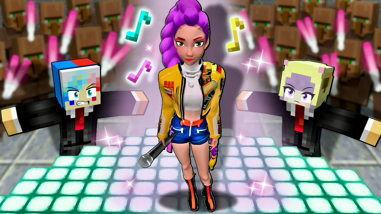 K-Popデーモンハンターズのルミちゃんを助けるマインクラフト🔥【マイクラ まいくら】ぽっぴんず