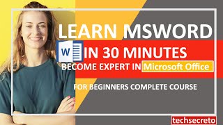 learn ms word in 30 minutes beginners video tutorials