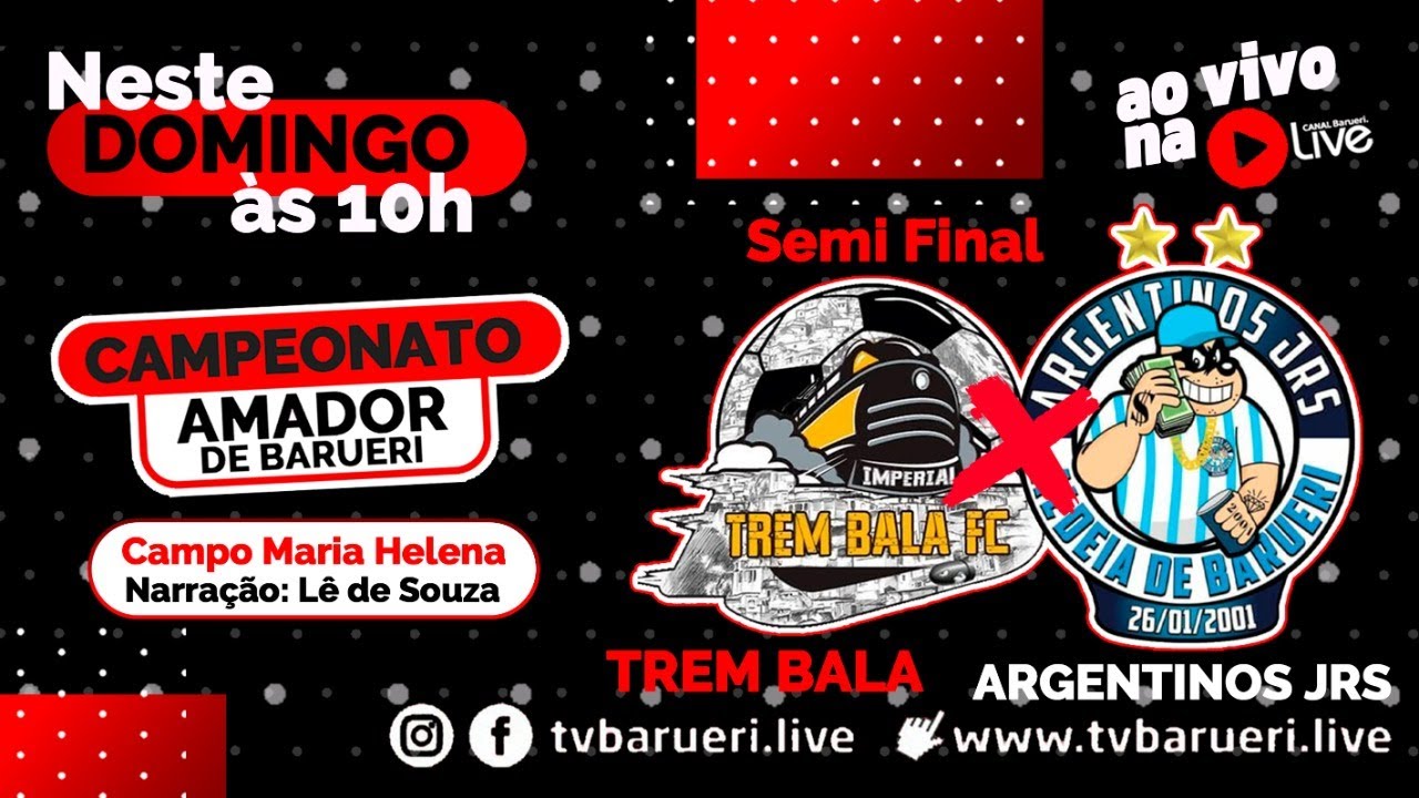 Trem Bala X Argentinos Jrs