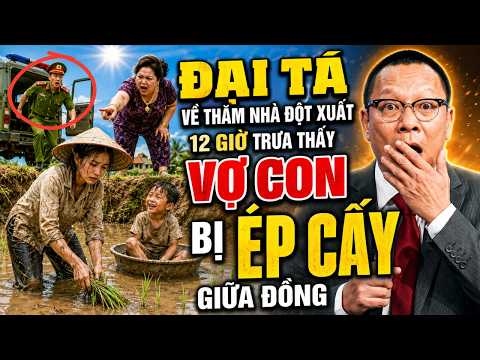 Đại Tá Về Thăm Nhà đột xuất .12 Giờ Trưa Thấy VỢ CON BỊ ÉP CẤY Giữa Đồng|Truyện Tuổi Già 66