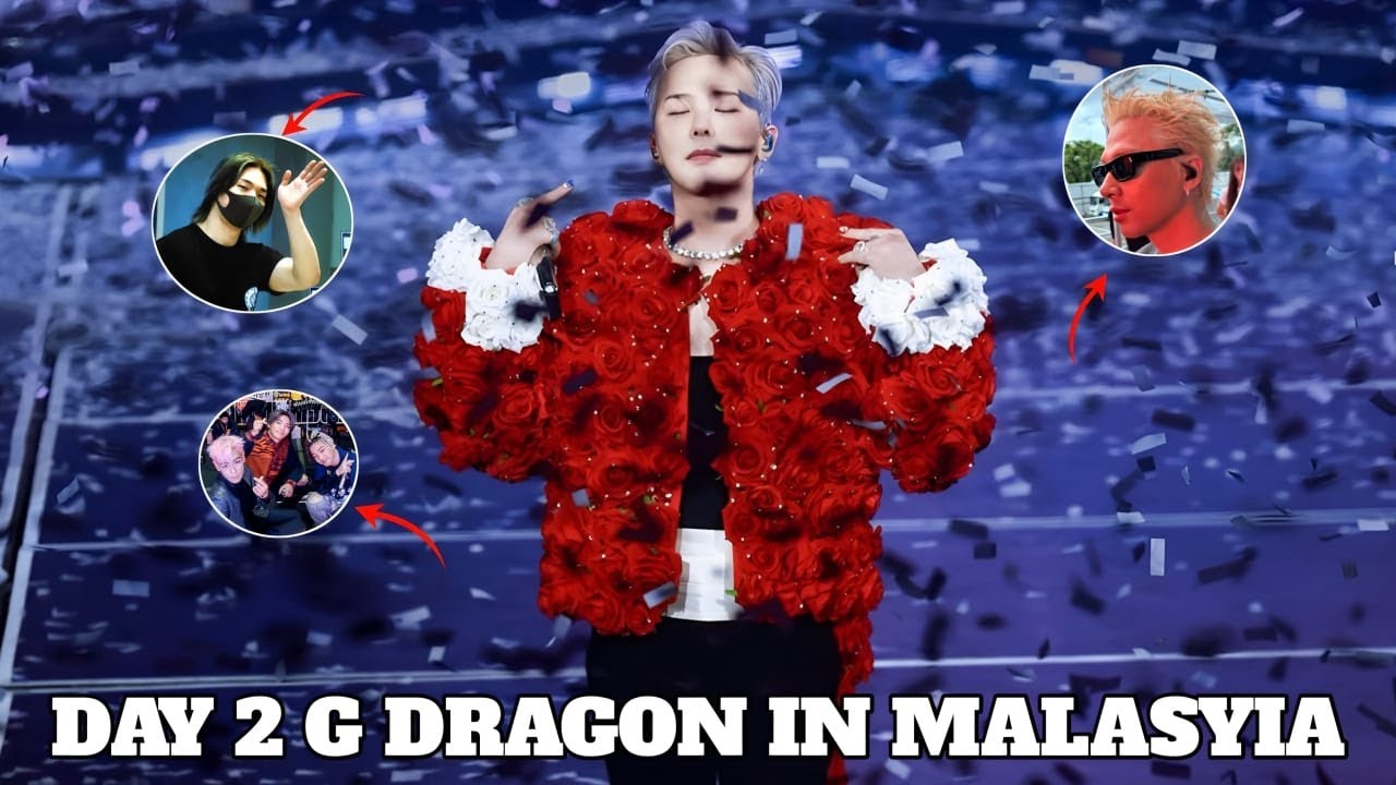 "G-Dragon Dedicates Song to Taeyang, T.O.P, and Daesung at Malaysia Concert"