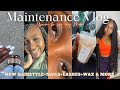 $450 MAINTENANCE VLOG| GRWM to visit my boyfriend | BOHO knotless, Nails, Lashes, Eyebrows &amp; MORE!