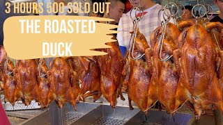 SOLD OUT 500 THE ROASTED DUCK IN 3 HOURS WITH MASTER CUTTING SKILL