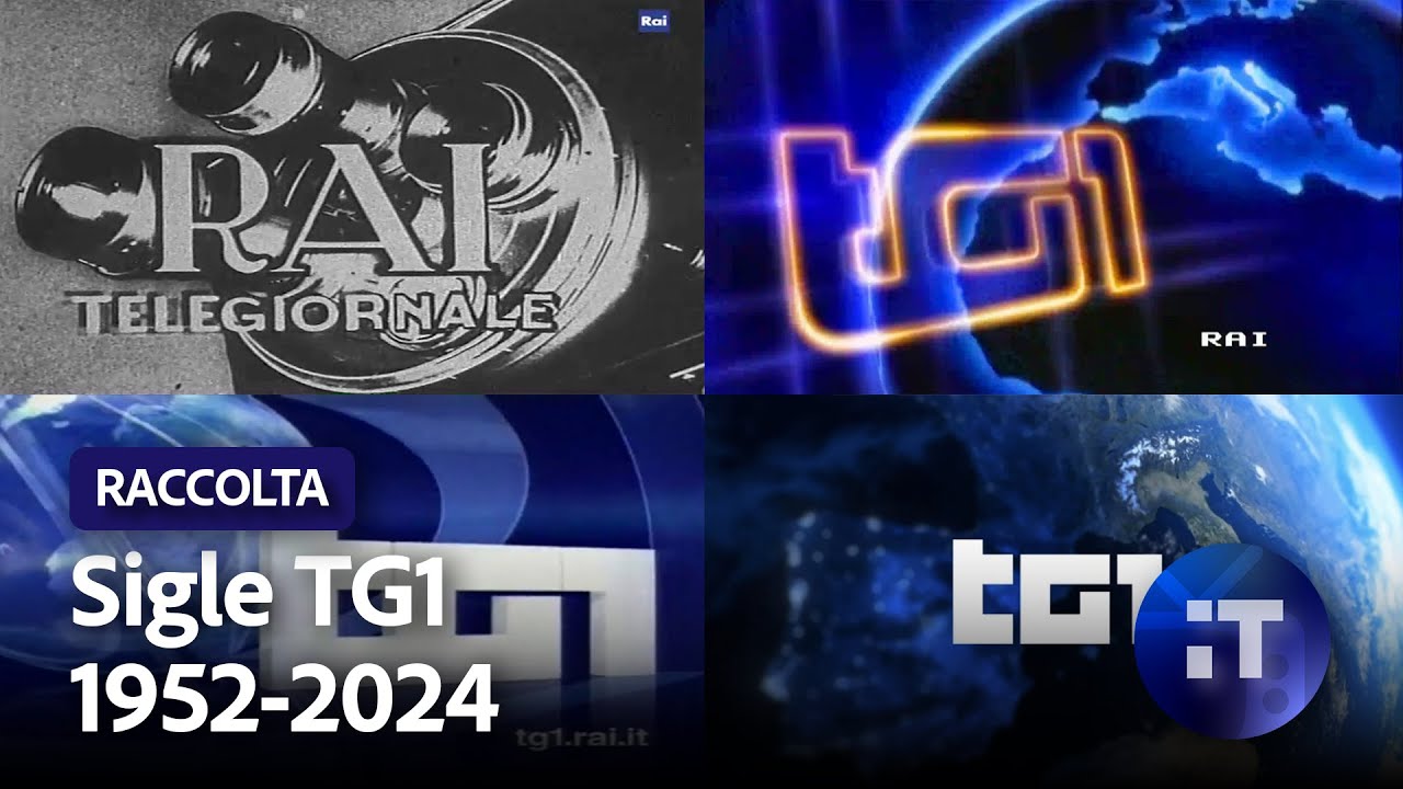 Raccolta sigle - Telegiornale/TG1 (1952-2024)