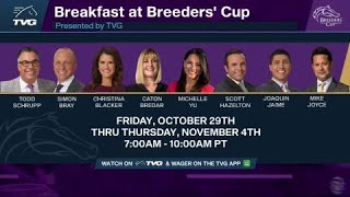 We’re LIVE for Breakfast at the Breeders’ Cup from Del Mar