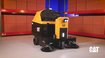 Cat® C49R Sweeper Unboxing and Setup Guide