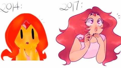 Flame Princess || Adventure Time Speedpaint by Galactibun/Spibbles