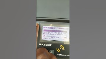 Kaeser air compressor /airend discharge temperature error reset/ how to reset air compressor error
