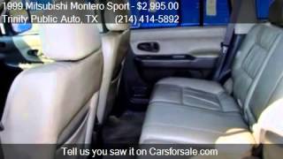 1999 Mitsubishi Montero Sport Limited 4dr 4WD SUV for sale i