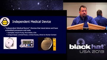 Black Hat USA 2013 - Fact and Fiction: Defending your Medical Devices