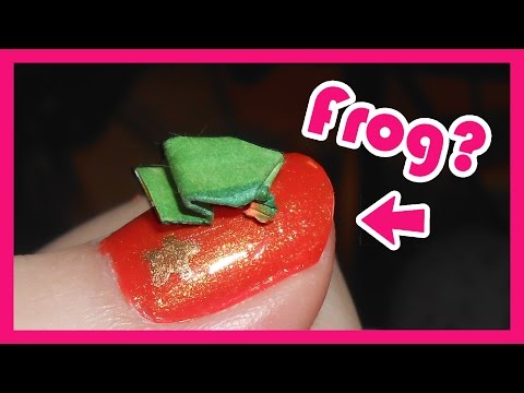 How to make an Origami Jumping Frog | Extreme Beginners Tutorial