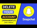 How To DELETE Your SNAPCHAT Account (2021, Permanently!)
