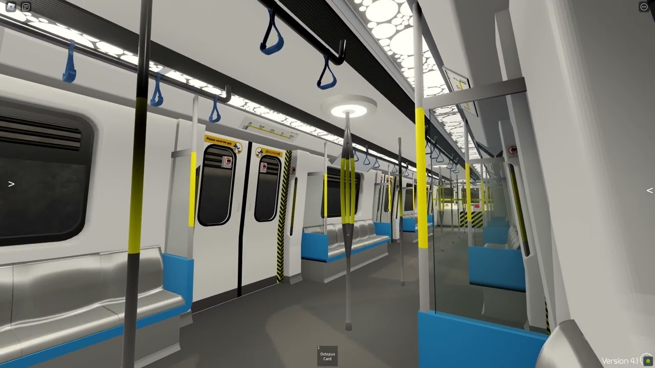ROBLOX: Hong Kong MTR South Island Line - train ride from Admiralty to Wong Chuk Hang.