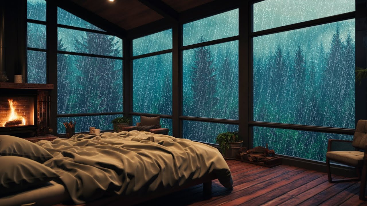 Lluvia relajante para Dormir Habitacion - Sonido de Lluvia en la ...
