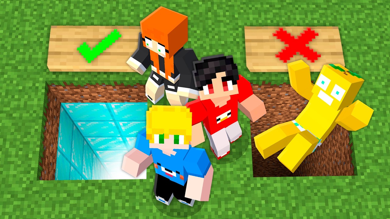 Escolha o BURACO Certo no Minecraft!
