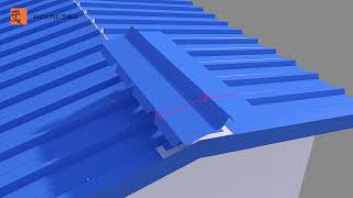 Sandwich panels Roof installation