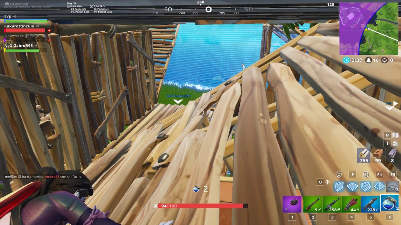 Fortnite squad con i NeX 