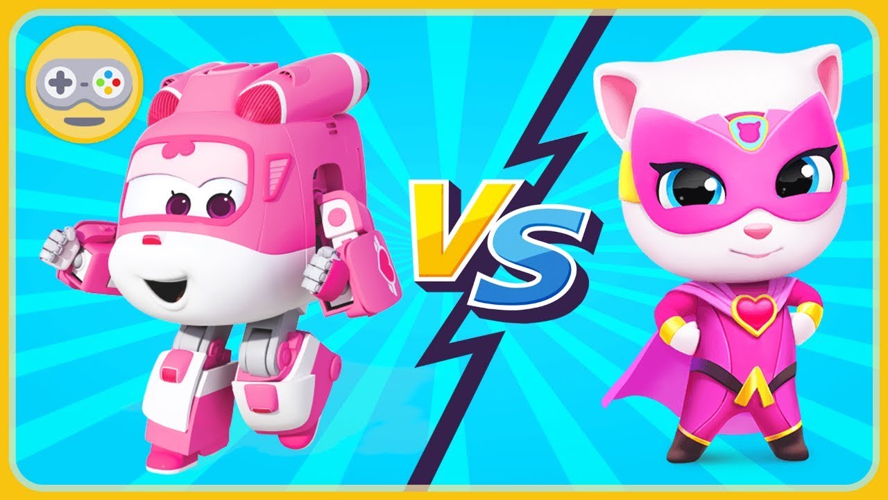 Том погоня героев VS Супер Крылья. Анджела Супергерой VS Диззи ...