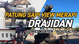 Download Lagu Patung Sapi Drajidan Boyolali | Gowes Syahdu Klaten - Boyolali View Merapi MP3